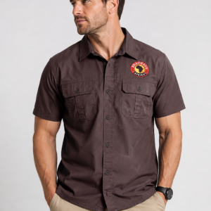 Brauhaus Men's Bush shirts - Brown
